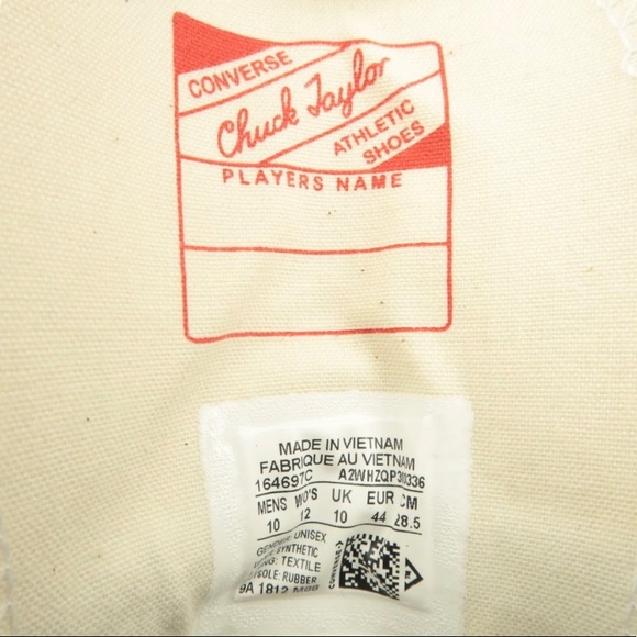 Converse x JW Anderson Chuck Taylor All Star High Tops Black Multicolor Glitter - Picture 13 of 14